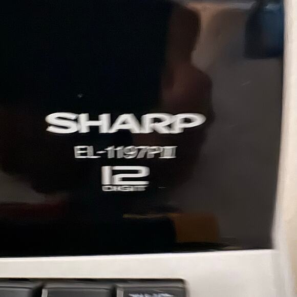 SHARP Electronic Commercial Desktop Printing Calculator 12 Digit EL1197PIII - Picture 5 of 9